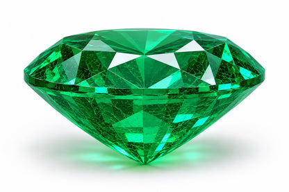 Round Brilliant Green Emerald