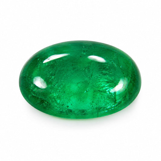 Polished Emerald Cabochon